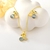 Picture of Charming White Opal 2 Piece Jewelry Set As a Gift