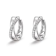 Picture of Irresistible White Work Small Hoop Earrings with Easy Return