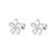 Picture of Best Cubic Zirconia Platinum Plated Small Hoop Earrings