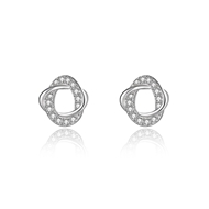 Picture of Cute 999 Sterling Silver Small Hoop Earrings with Worldwide Shipping