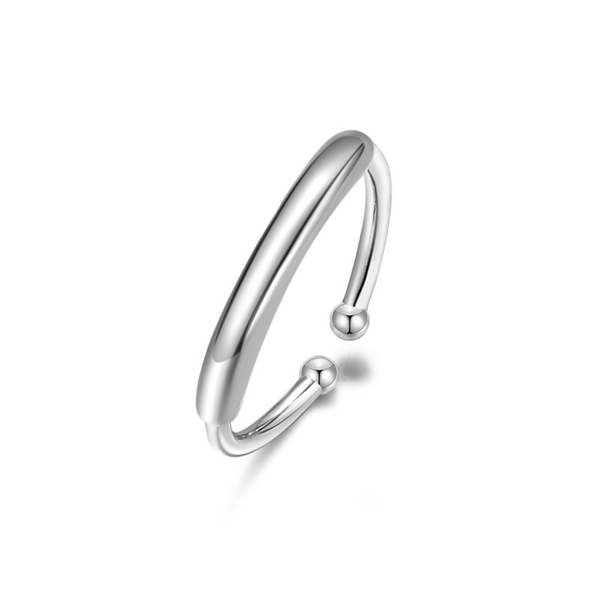 Picture of Low Price 999 Sterling Silver Irregular Fashion Ring from Trust-worthy Supplier