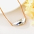 Picture of Copper or Brass Rose Gold Plated Pendant Necklace with 3~7 Day Delivery