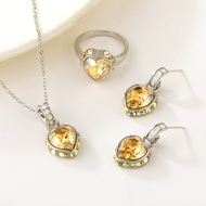 Show details for Most Popular Swarovski Element Copper or Brass 3 Piece Jewelry Set