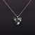 Picture of Holiday Platinum Plated Pendant Necklace with Beautiful Craftmanship