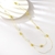 Picture of Good Geometric Gold Plated Long Chain Necklace