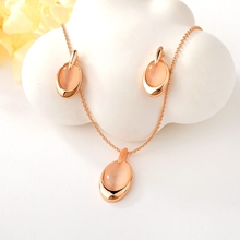 Show details for Fashion Rose Gold Plated 2 Piece Jewelry Set in Exclusive Design