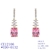 Picture of Bling Party Pink Dangle Earrings