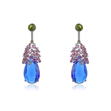 Show details for Luxury Copper or Brass Dangle Earrings at Unbeatable Price