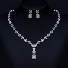 Show details for Irresistible White Geometric 2 Piece Jewelry Set As a Gift