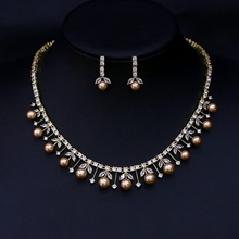 Show details for Brand New White Flowers & Plants 2 Piece Jewelry Set with Full Guarantee