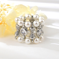 Show details for Brand New White Party Fashion Ring with Full Guarantee