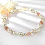 Show details for Inexpensive Copper or Brass Artificial Pearl Pendant Necklace from Reliable Manufacturer