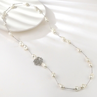 Show details for Copper or Brass Party Long Chain Necklace at Super Low Price