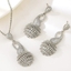Show details for Hot Selling Platinum Plated Irregular 2 Piece Jewelry Set from Top Designer