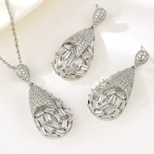 Show details for Copper or Brass Geometric 2 Piece Jewelry Set from Certified Factory