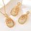Show details for Luxury Copper or Brass 2 Piece Jewelry Set in Exclusive Design