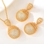 Show details for Luxury Geometric 2 Piece Jewelry Set in Flattering Style