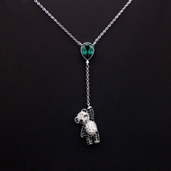Show details for Bulk Platinum Plated Swarovski Element Pendant Necklace Exclusive Online