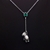 Picture of Bulk Platinum Plated Swarovski Element Pendant Necklace Exclusive Online