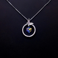 Show details for Funky Geometric Fashion Pendant Necklace