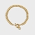 Picture of Most Popular Cubic Zirconia Gold Plated Fashion Bracelet
