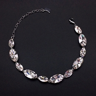 Show details for Funky Geometric Swarovski Element Fashion Bracelet