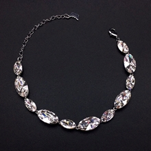 Show details for Funky Geometric Swarovski Element Fashion Bracelet