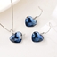Show details for Copper or Brass Love & Heart 2 Piece Jewelry Set with Unbeatable Quality