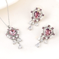 Show details for Bling Party Fashion 2 Piece Jewelry Set