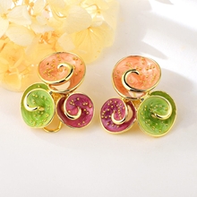 Show details for Great Value Colorful Zinc Alloy Dangle Earrings at Factory Price