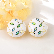 Show details for Party White Dangle Earrings with Beautiful Craftmanship