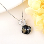 Show details for Attractive Black Party Pendant Necklace For Your Occasions