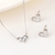 Picture of Inexpensive Platinum Plated Party 2 Piece Jewelry Set from Reliable Manufacturer
