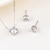 Picture of 925 Sterling Silver Cubic Zirconia 2 Piece Jewelry Set with Unbeatable Quality