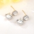 Picture of Designer Platinum Plated Moissanite Dangle Earrings For Your Occasions