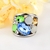 Picture of Distinctive Blue Gold Plated Fashion Ring with Low MOQ