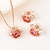 Picture of Unusual Flowers & Plants Artificial Crystal 2 Piece Jewelry Set
