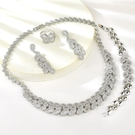 Show details for Party White 4 Piece Jewelry Set with Speedy Delivery