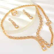 Show details for Top Cubic Zirconia White 4 Piece Jewelry Set