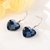 Picture of Filigree Love & Heart Copper or Brass Dangle Earrings