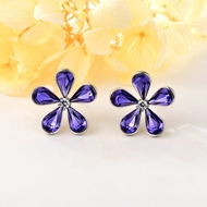 Show details for Copper or Brass Platinum Plated Dangle Earrings with Unbeatable Quality