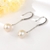 Picture of Good Quality Artificial Pearl Irregular Dangle Earrings