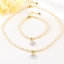Show details for Hot Selling Gold Plated White 2 Piece Jewelry Set with No-Risk Refund