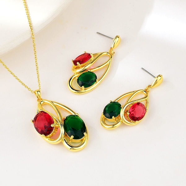 Picture of Zinc Alloy Rhinestone 2 Piece Jewelry Set at Super Low Price