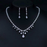 Show details for New Season White Cubic Zirconia 2 Piece Jewelry Set Factory Direct Show details for New Season White Cubic Zirconia 2 Piece Jewelry Set Factory Direct
