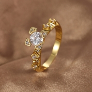 Picture of Party Gold Plated Fashion Ring with Fast Shipping