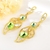 Picture of Filigree Irregular Gold Plated Dangle Earrings