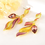 Picture of Trendy Gold Plated Zinc Alloy Dangle Earrings Online Shopping