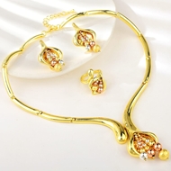 Show details for Sparkly Party Flowers & Plants 3 Piece Jewelry Set