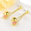 Show details for Classic Enamel Dangle Earrings in Flattering Style